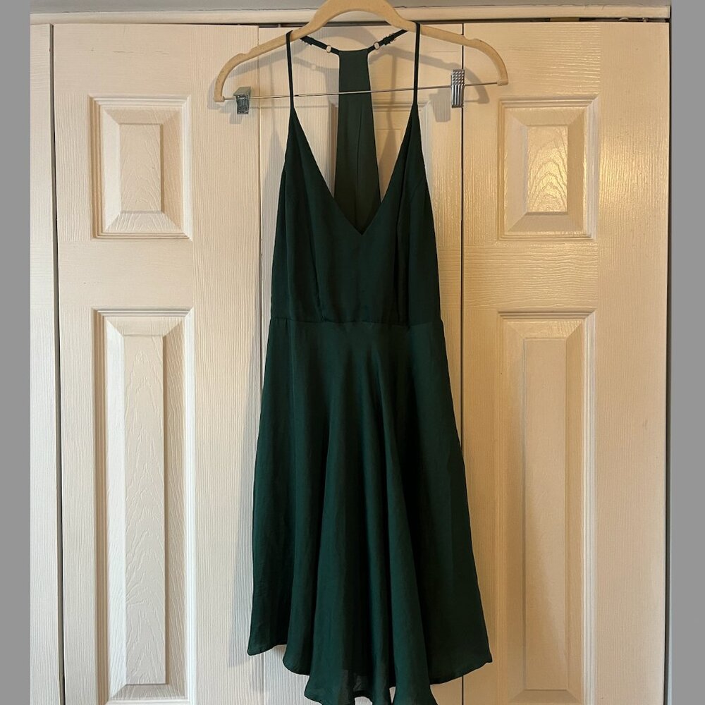Willy Jays Charleston Dark Green Mini Dress